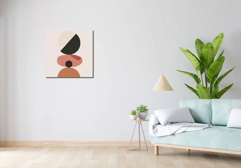 Obraz 60x60cm Zbalansowany Skład zdjęcie 2
