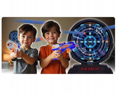 NAJLEPSZY PREZENT DLA 6 7 8 9 10 11 12 LATKA ELEKTRONICZNA TARCZA NEOSHOT na Arena.pl