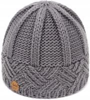 Damska Czapka Beanie Pleciona Zimowa Ocieplana