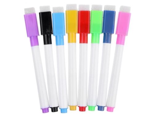 8x pisak suchościeralny markery pisaki mazak zestaw 8szt na Arena.pl