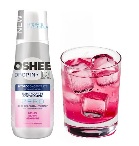 OSHEE ZERO SYROP KONCENTRAT DO SODASTREAM Grejpfrut Elektrolity i witaminy na Arena.pl