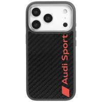 Etui Audi R8 Carbon Fiber MagSafe do iPhone 17 Pro czarny