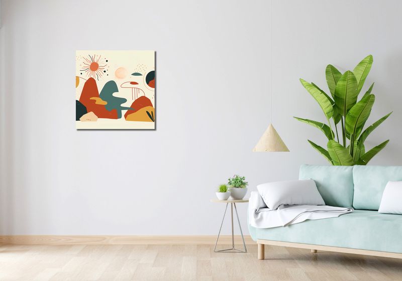 Obraz 60x60cm Kosmos Barw zdjęcie 2