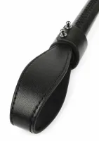 hidden desire genuine leather chain whip - skorzany bat z metalowymi