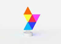 panele led rgb smart 6szt trójkąty lampa dekoracyjna wifi bluetooth app