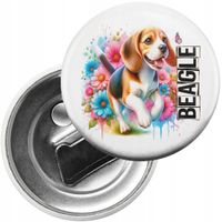 Magnes na lodówkę z otwieraczem PIES PSY PIESEK RASA BEAGLE