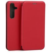 beline etui book magnetic samsung s25+   czerwony/red