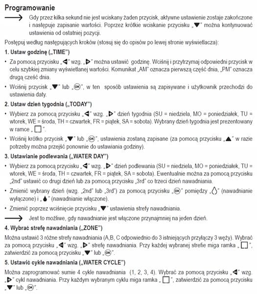 Sterownik nawadniania 3 SEKCJE na 3 węże automatyczne podlewanie zdjęcie 6