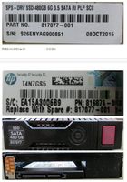 HP Enterprise 480GB SSD hot-plug 3.5" SATA 6Gb/s, 817077-001