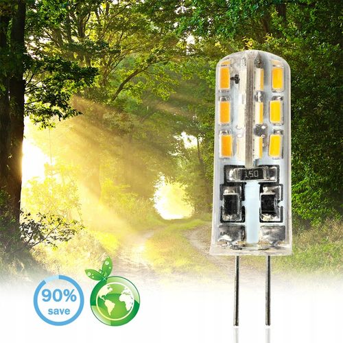 10x Żarówka LED KAPSUŁKA MINI G4 2W = 20W 3000K CIEPŁA BARWA 12V LUMILED na Arena.pl