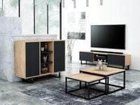 KOMODA LOFT INDUSTRIALNA 120 2D CRAFT ZŁOTY / POŁ