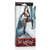 calexotics scandal body koronkowe czarne elastyczne kostium s/m