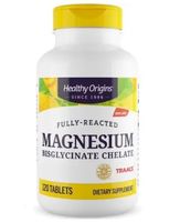 HEALTHY ORIGINS Magnesium Bisglycinate Chelate - Chelat Magenzu (120 tabl.)