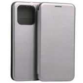 beline etui book magnetic xiaomi 13stalowy/steel