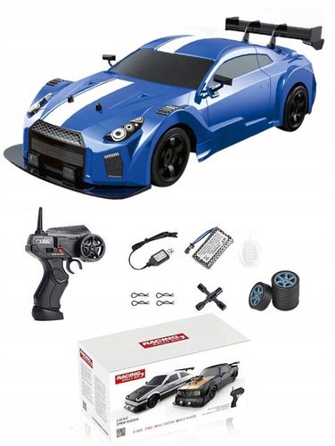 Auto Do Driftu Samochód zdalnie sterowany RC Duże Autko Drift Led Dym 1:16 na Arena.pl