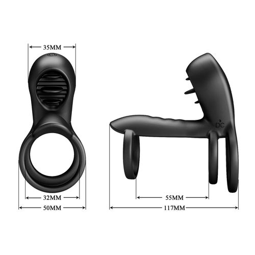 Pretty Love - Vibrating Penis Sling Jammy, 12 Vibration Functions 12 na Arena.pl