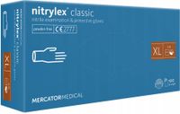 Rękawice Nitrylowe 100 sztuk / Niebieskie / Rozmiar: 10 - XL / Nitrylex