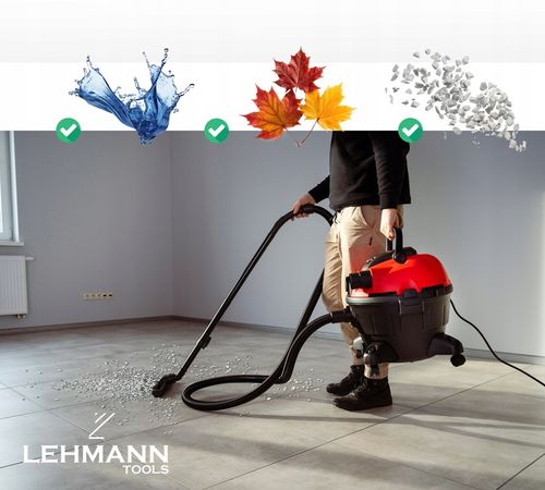 ODKURZACZ PRZEMYSŁOWY WARSZTATOWY SUCHO MORKO MOC SSĄCA + NADMUCH 25L na Arena.pl