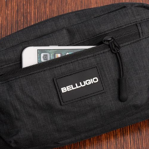 saszetka nerka biodrowa bellugio - czarna na Arena.pl