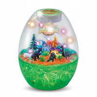 Lampka Nocna z Dinozaur Zestaw Para Toys Terrarium Sterowanie Głosem DIY