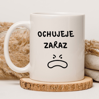 CHAMSKI KUBEK BEZ CENZURY | ŚMIESZNY PREZENT | DO PRACY BIURA DOMU | 330 ml