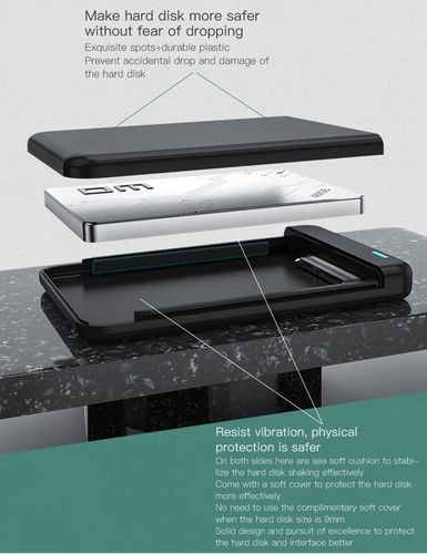 Obudowa dysku twardego USB 3.0 na SATA III do 2,5-calowego dysku SSD na Arena.pl