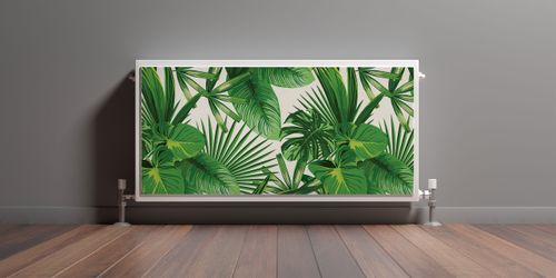 Magnetyczna MASKOWNICA Grzejnika Liście Tropikalne Natura 90cm x 60cm na Arena.pl