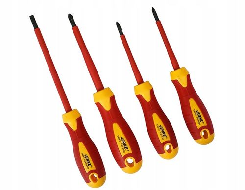 ZESTAW WKRĘTAKÓW WKRĘTAKI ŚRUBOKRĘTY IZOLOWANE DLA ELEKTRYKA 1000V 7 na Arena.pl
