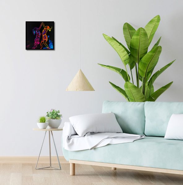 Plakat 30x30cm Mecz W Kosza zdjęcie 4