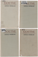 Jan Wolfgang Goethe Utwory Poetyckie, Dramatyczne, Prozą Dzieła Wybrane 1956
