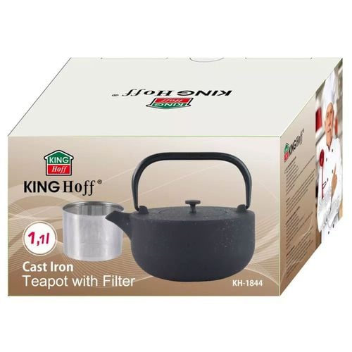 zaparzacz żeliwny dzbanek 1,1l z filtrem kinghoff kh-1844 na Arena.pl