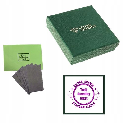 ZŁOTY ŁAŃCUSZEK Z MEDALIKIEM, SREBRO 925/585, DLA CHŁOPCA NA KOMUNIĘ+GRAWER na Arena.pl