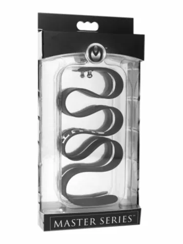 master series silikonowy kołnierz czarny regulowany 45 cm na Arena.pl