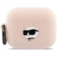 Etui na słuchawki KARL LAGERFELD do Apple AirPods Pro 3 Różowy