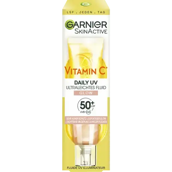 Garnier Glow LSF 50+ fluid witamina C zdjęcie 1