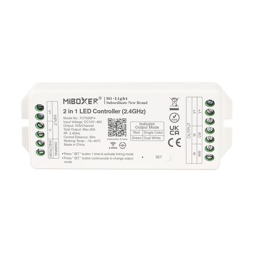 MiLight MiBoxer 2.4G 2in1 controller 12/24V max20A/CH, max20A total na Arena.pl