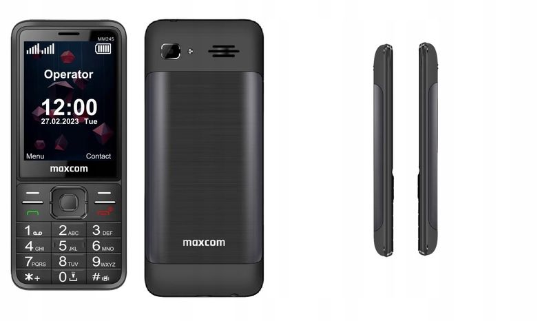 Telefon Maxcom Classic Mm245 4G, Usb-C, Lte, Dual Sim, Ekran 2.8 zdjęcie 2