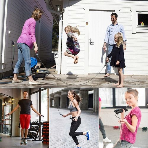 Skakanka z licznikiem LCD, regulowana długość , fitnes , odchudzanie linka na Arena.pl