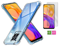 Etui pancerne do REALME 8 / 8 PRO anti shock case obudowa + szkło na ekran