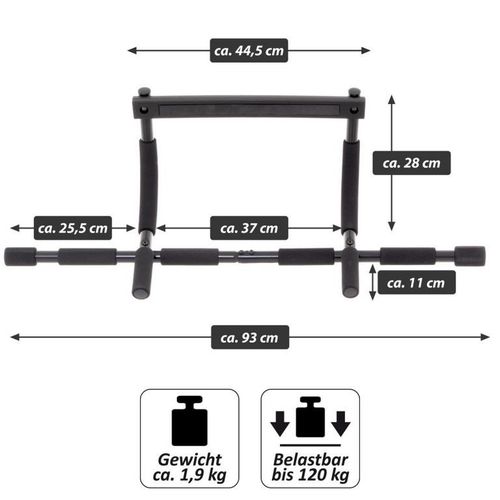 MAXXIVA Samonośny drążek, czarna, 93 x 28 cm na Arena.pl