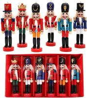 Dziadek do orzechów 6 figurek zawieszki na święta