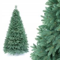 Choinka Sztuczna Świerk 3D Srebrna 180 cm 100%PE SILVER SKY stojak metalowy