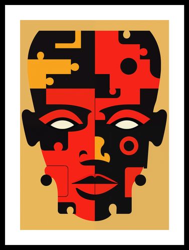 Plakat 29,7x42cm Puzzle Tożsamości na Arena.pl