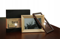 Ramka cyfrowa Bemi Frame 10.1" z wifi, Frameo/ 2 zewnętrzne ramki / złota