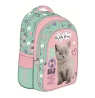 PLECAK 4-KOMOROWY MY LITTLE FRIEND FLUFFY KITTY ST.MAJEWSKI