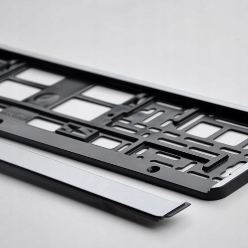 2szt Ramki pod tablice rejestracyjną Srebrne na Arena.pl