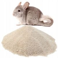 Piasek pył kąpielowy dla szynszyli, 0,1-0,5 mm, 20 kg, atest PZH