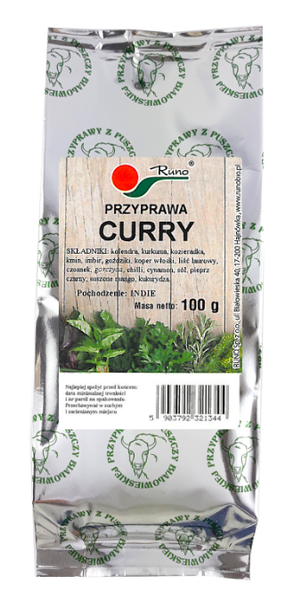 RUNO CURRY 100G zdjęcie 1