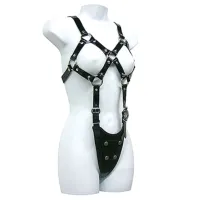 zado leather body - uprząż skorzana damska, regulowana s-xl