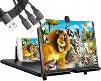 Składany ekran Lupa 12 cali powiększenie ekranu telefonu komórkowego